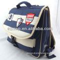 Printed patch cartable satchel backpack for boys